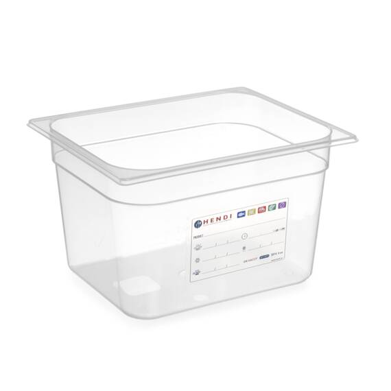 Hendi Aufbewahrungsbehälter Gastronorm Behälter 1/2 9.5 L, Variante: 9.5 L
