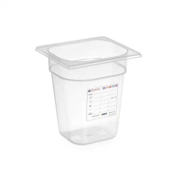Hendi Aufbewahrungsbehälter Gastronorm Behälter 1/6 1 L, Variante: 1 L