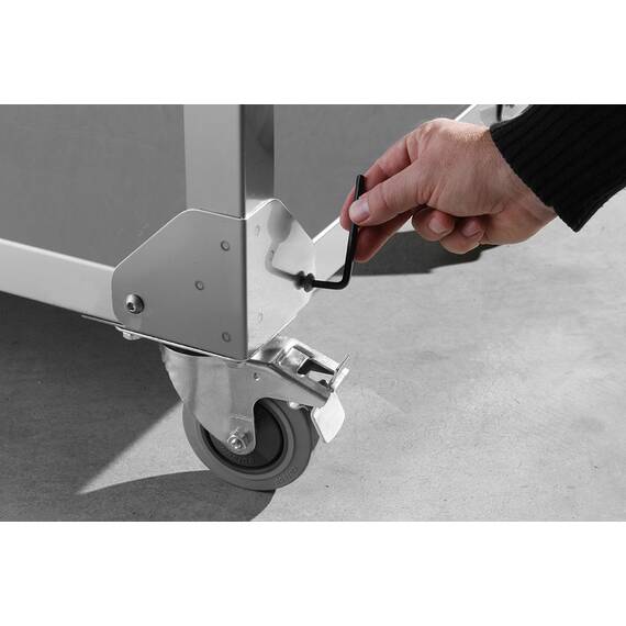 Hendi Grillsystem Green Fire 4 Brenner mit Rollengestell 1400x612x(H)825 mm, Bild 4