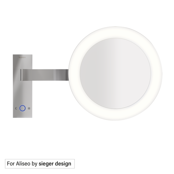 Aliseo LED Moon Dance Kosmetikspiegel mit Schwenkarm, Ausführung: Direktanschluss, Variante: Schwenkarm