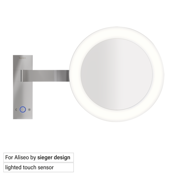 Aliseo LED Moon Dance Kosmetikspiegel mit Schwenkarm, Ausführung: Direktanschluss, Variante: Schwenkarm, Bild 2