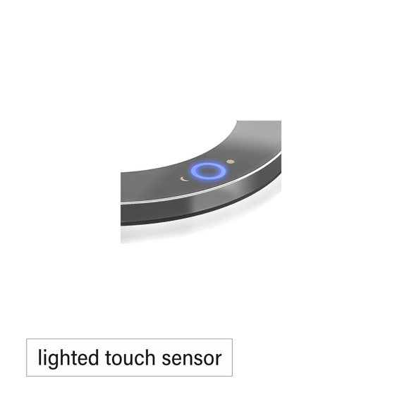 Aliseo LED Moon Dance Kosmetikspiegel Standmodell mit UK-Stecker, Ausführung: mit UK-Stecker, Variante: Standmodell, Bild 4