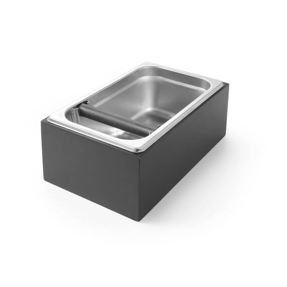 Hendi Abklopfbehälter mit Holzrahmen 275x175x(H)110 mm