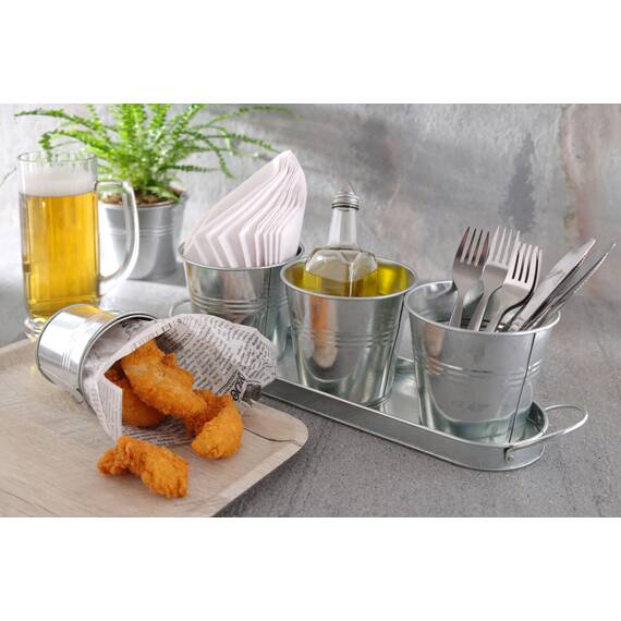 Hendi Serviertablett aus Melamin mit Holzoptik, Holz hell 330x430 mm, Farbe: Holz hell, Größe: 330x430, Bild 9