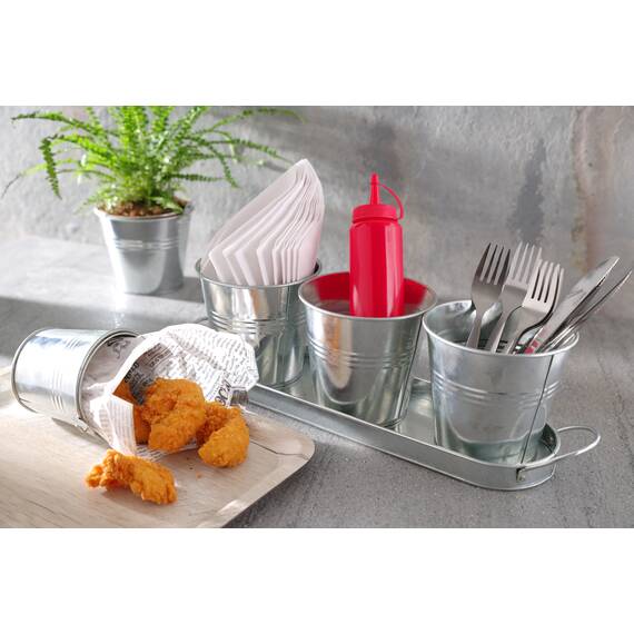 Hendi Serviertablett aus Melamin mit Holzoptik, Holz hell 330x430 mm, Farbe: Holz hell, Größe: 330x430, Bild 10