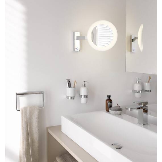 Aliseo LED Moon Dance Kosmetikspiegel mit Schwenkarm, Ausführung: Direktanschluss, Variante: Schwenkarm, Bild 6