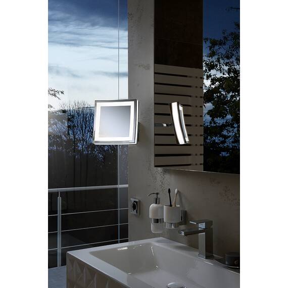 Aliseo LED Cubik T3 Kosmetikspiegel mit Schwenkarm, Ausführung: Direktanschluss, Variante: Schwenkarm, Bild 4