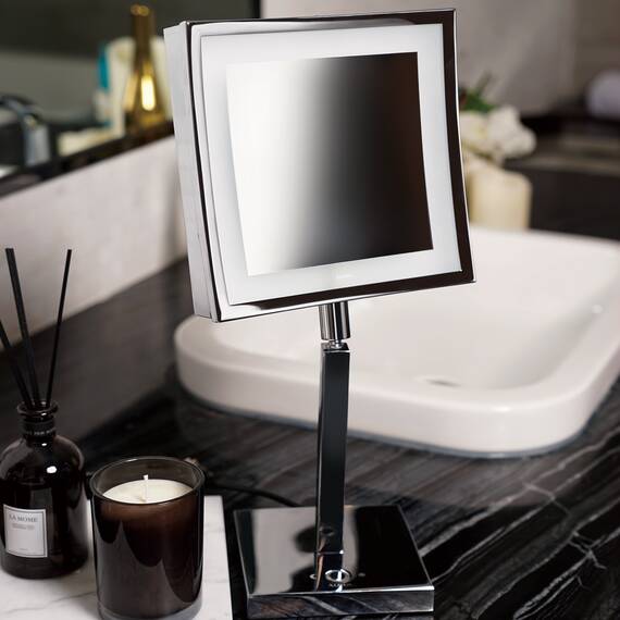 Aliseo LED Cubik T3 Kosmetikspiegel Standmodell mit Schweizer Stecker, Ausführung: mit Schweizer Stecker, Variante: Standmodell, Bild 4