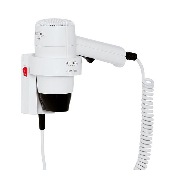 Aliseo Hotel Haartrockner Phoenix PRO mit zusätzlichem Kabel und Stecker, Wandhalterung: Mit Wandhalterung & zusätzlichem Kabel und Stecker