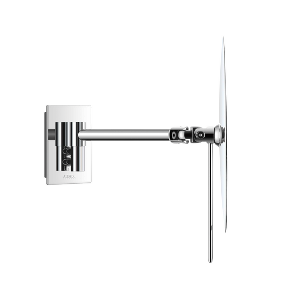 Aliseo Cosmo Minimalist Kosmetikspiegel mit Schwenkarm, Farbe: Chrom, Variante: Schwenkarm, Bild 2