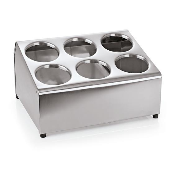 WAS Germany Besteckbehälter Chromnickelstahl 