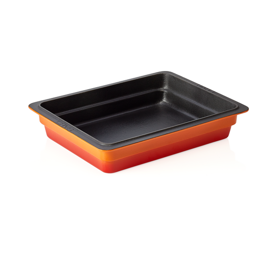 WAS Germany GN Behälter Gusseisen 1/2 orange