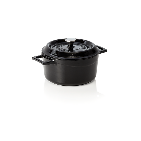 WAS Germany Cocotte Gusseisen schwarz