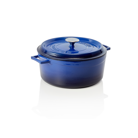 WAS Germany Bräter Gusseisen blau