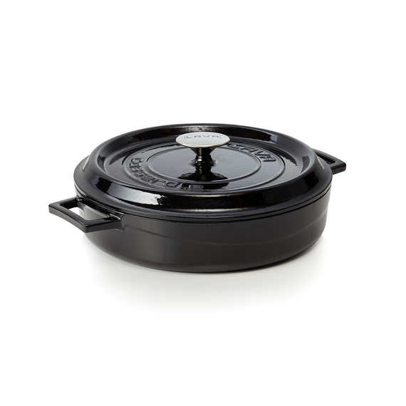 WAS Germany Bräter Gusseisen schwarz