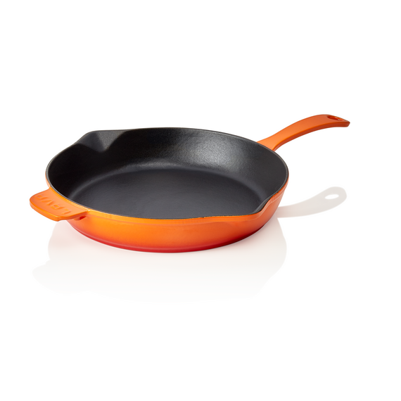 WAS Germany Pfanne Gusseisen orange