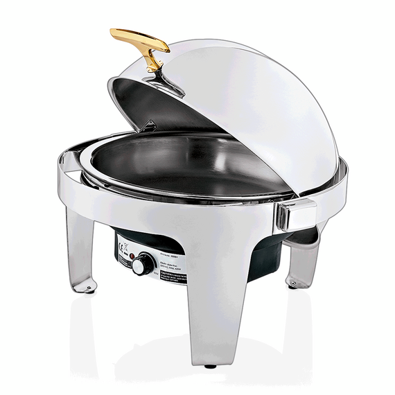 WAS Germany Elektro Chafing Dish Chromnickelstahl, Polypropylen 