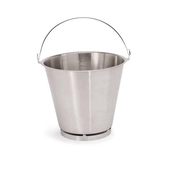 WAS Germany Eimer Chromnickelstahl 