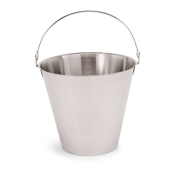 WAS Germany Eimer Chromnickelstahl 