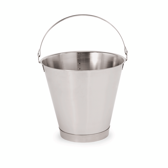 WAS Germany Eimer Chromnickelstahl 