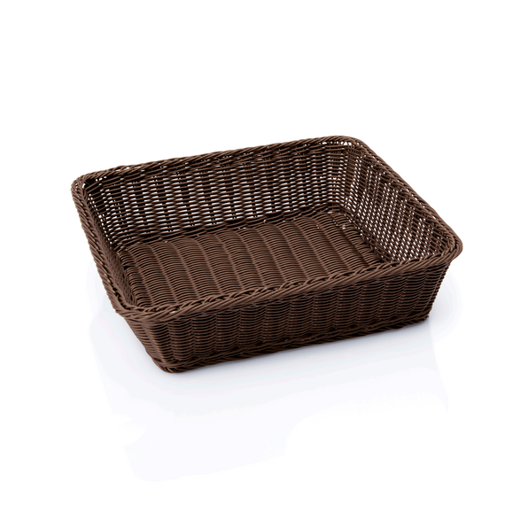 WAS Germany GN Systemkorb Chromnickelstahl, Polypropylen 2/3 holzoptik