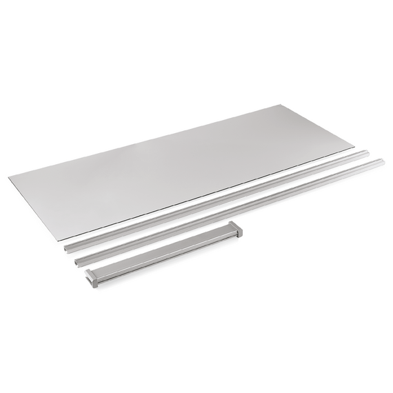 WAS Germany GN Tablettwagen Aluminium silber