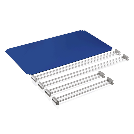 WAS Germany Tablettwagen Aluminium blau