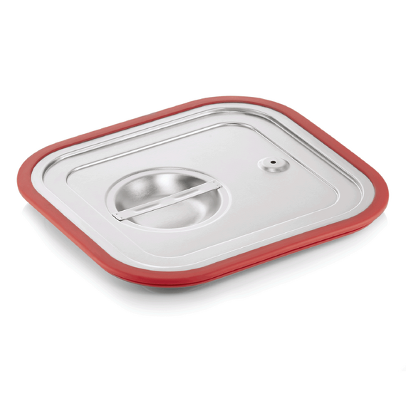 WAS Germany GN Transportdeckel Chromnickelstahl, Silikon 2/3 