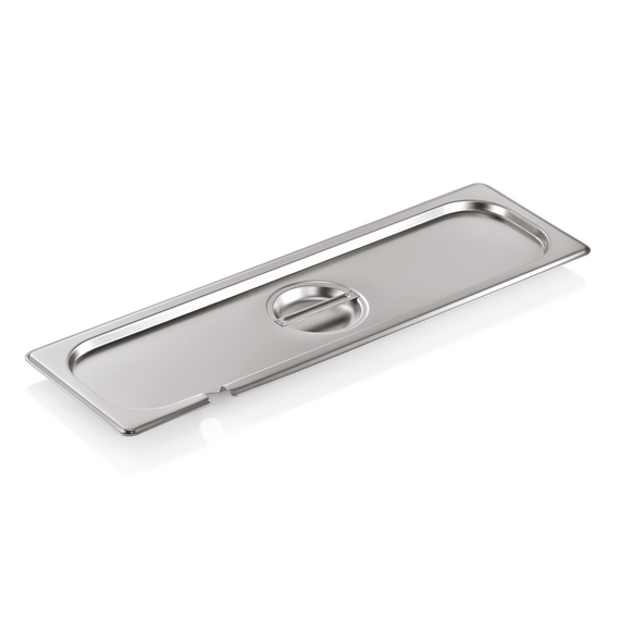 WAS Germany GN Deckel mit Löffelaussparung Chromnickelstahl 18/8 2/4 