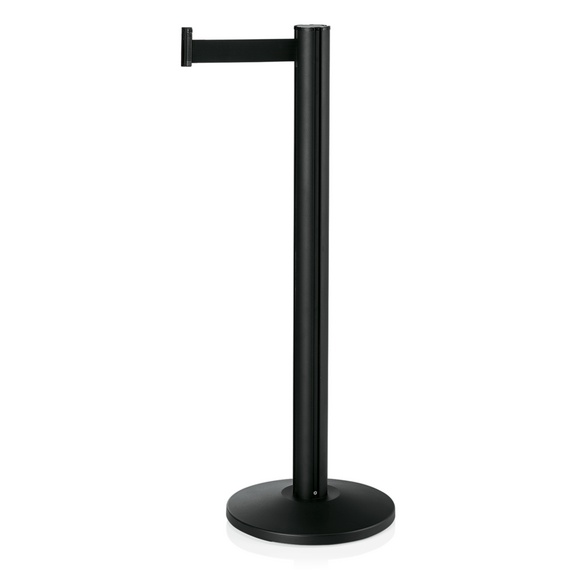 WAS Germany Abgrenzungspfosten Edelstahl schwarz