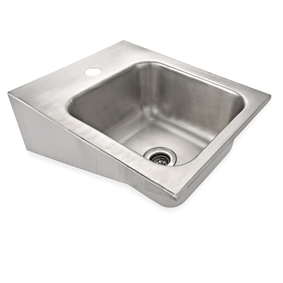 WAS Germany Handwaschbecken Chromnickelstahl 