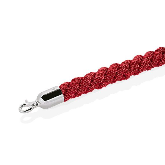 WAS Germany Verbindungskordel Polyester, verchromt rot