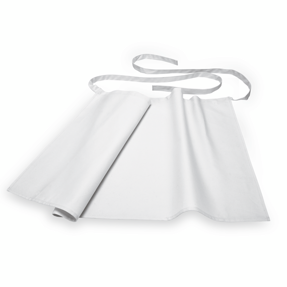 WAS Germany Schürze Baumwolle weiß