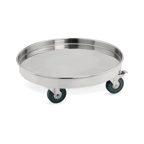 WAS Germany Transporttrolley Chromnickelstahl 