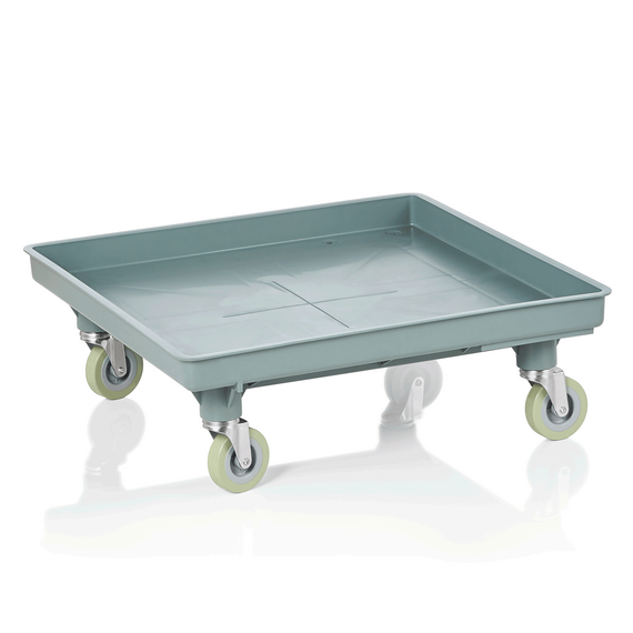 WAS Germany Transportwagen Edelstahl, Polypropylen 