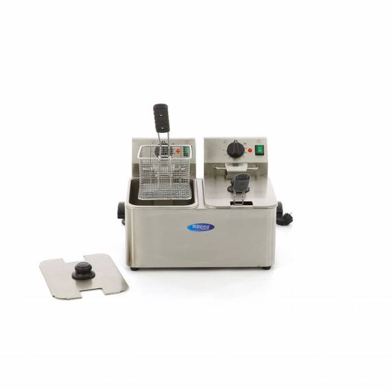 Maxima Fritteuse 2 x 4 Liter, Inhalt: 8 Liter, Bild 2