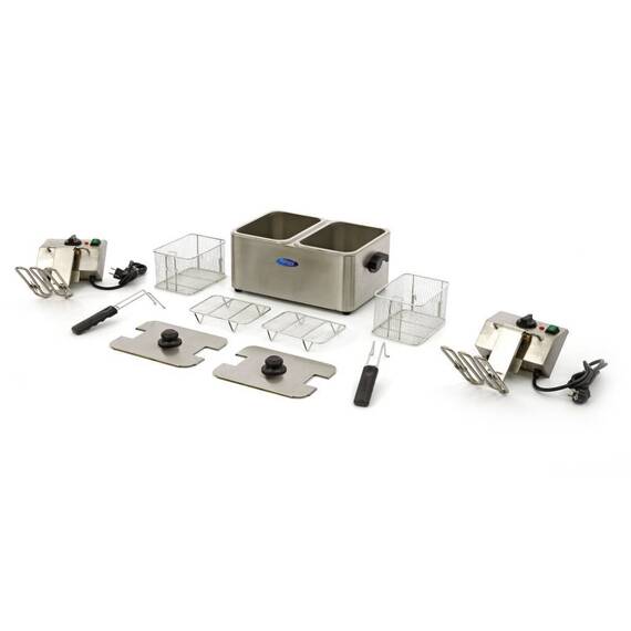 Maxima Fritteuse 2 x 4 Liter, Inhalt: 8 Liter, Bild 5