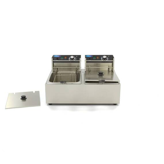 Maxima Fritteuse 2 x 6 Liter, Inhalt: 12 Liter, Bild 2