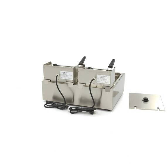 Maxima Fritteuse 2 x 6 Liter, Inhalt: 12 Liter, Bild 4