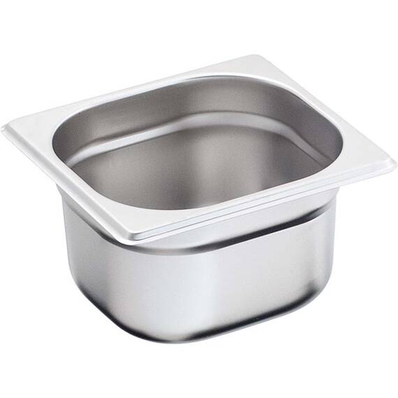 Stalgast Edelstahl Gastronormbehälter Serie BASIC, GN 1/6 (65mm)