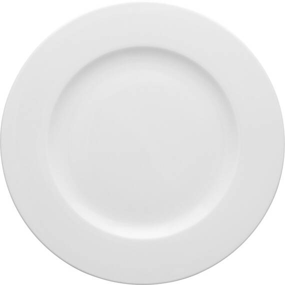 6 Brotteller, weißes Porzellan, Serie Versailles, Ø 170 mm