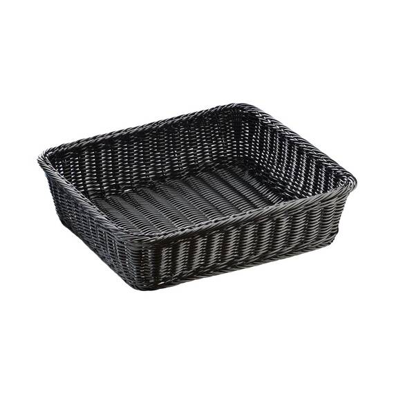 Stalgast Buffetkorb aus Polypropylen, schwarz, GN 2/3