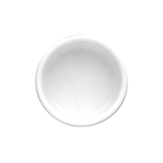 12 Dippschälchen von Lubiana, Porzellan, weiß, Serie Versailles 0,06 Liter