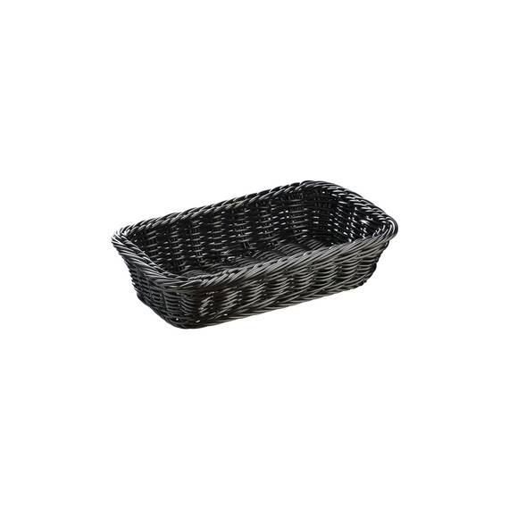 Stalgast Buffetkorb aus Polypropylen, schwarz, GN 1/4