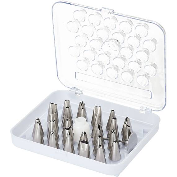 Spritztüllensatz, 16 verschiedene Tüllen