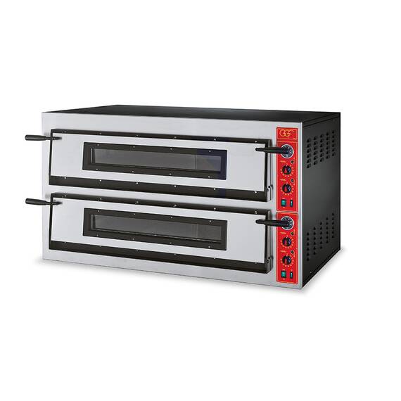 GGF Pizzaofen mit einer Kammer, aus pulverbeschichtetem Stahl, 18 kW, 1370 x 850 x 750 mm (BxTxH)