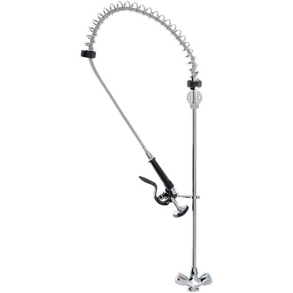 Geschirrbrause mit Mischbatterie, Einloch-Montage, zwei Mischventile