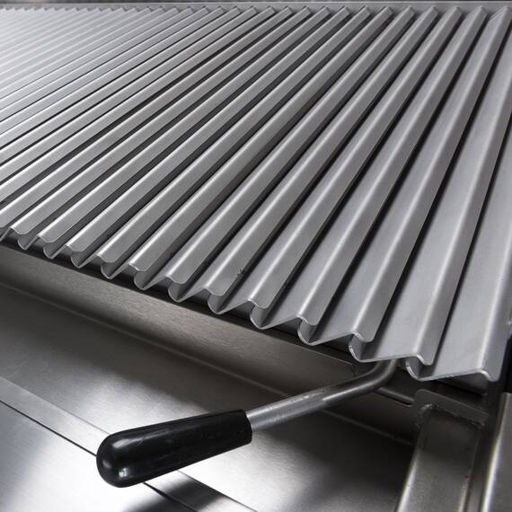 S-Grillrost für Fisch und Meeresfrüchte, passend für Stalgast Lavasteingrill 700 ND, 800 mm Breite