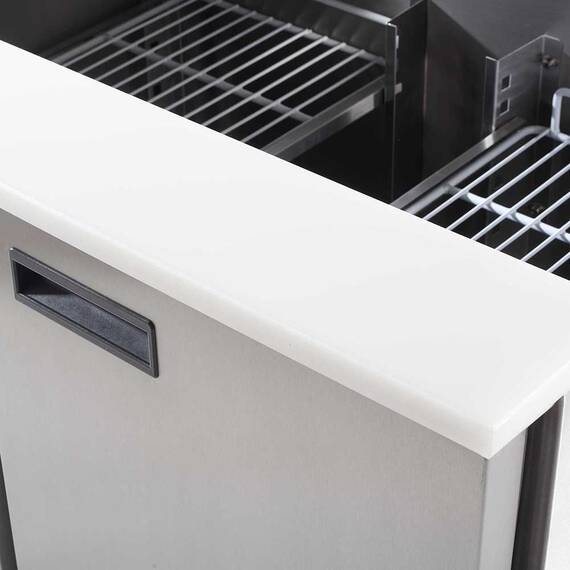 Stalgast, 2-türige Edelstahl-Saladette mit Teleskopdeckel, max. 10 x GN 1/4, 201 Liter, Bild 2