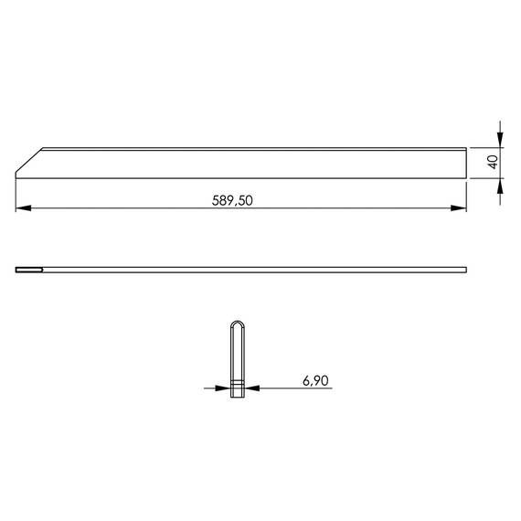 Verbindungsleiste Serie 700ND, hoch, kurz